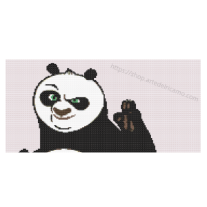 Cross Stitch Chart - Kung fu Panda - Po
